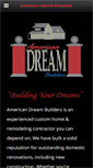 Mobile Screenshot of americandreambuildersco.com